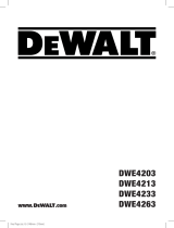 DeWalt DWE4263 Manuale utente