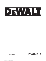 DeWalt DWE4016 Manuale utente