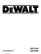 DeWalt DW722KN Manuale utente