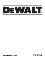 DeWalt DWE357 Manuale utente