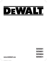 DeWalt D25604 Manuale utente
