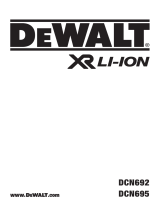 DeWalt DCN695 Manuale utente
