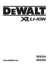 DeWalt DCS334 Manuale utente