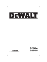 DeWalt d 25404 k Manuale del proprietario