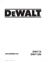 DeWalt DW712 Manuale utente