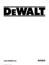 DeWalt D25820 Manuale utente