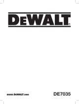 DeWalt DE7035 Manuale utente
