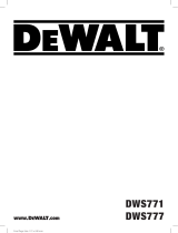 DeWalt DWS777 Manuale utente