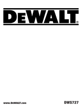 DeWalt DWS727 Manuale utente
