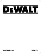 DeWalt DCS727 Manuale utente