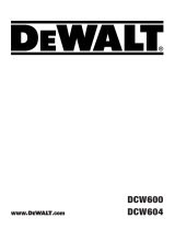 DeWalt DCW604NT Manuale utente