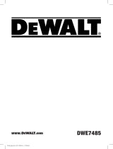 DeWalt DWE7485 Manuale utente