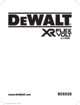 DeWalt DCS520 Manuale utente