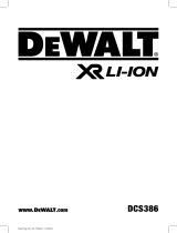 DeWalt DCS386 Manuale utente