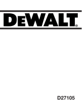 DeWalt D27105 Manuale del proprietario