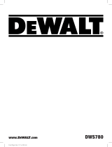DeWalt DWS780 Manuale utente