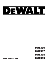 DeWalt DWE396 Manuale utente