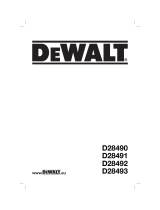 DeWalt D28492 Manuale utente