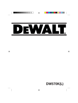 DeWalt DW570K Manuale utente
