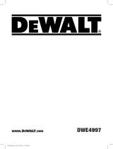 DeWalt DWE4997 Manuale utente