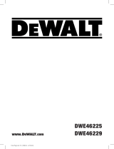 DeWalt DWE46229 Manuale utente