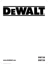 DeWalt DW738 Manuale utente