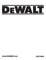 DeWalt DW729KN Manuale utente