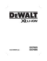 DeWalt DCF825 Manuale utente