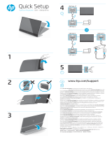 HP E14 G4 Portable Monitor Guida Rapida