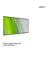 HP LD5511 55-inch Large Format Display Manuale del proprietario