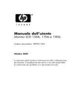 HP COMPAQ 19 INCH FLAT PANEL MONITORS Manuale utente