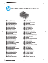 HP ScanJet Enterprise Flow N9120 Document Flatbed Scanner Guida d'installazione