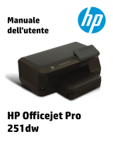 HP Officejet Pro 251dw Printer series Manuale del proprietario