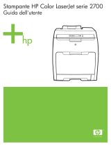 HP Color LaserJet 2700 Printer series Guida utente