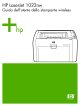 HP LaserJet 1022 Printer series Guida utente
