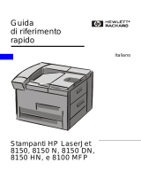 HP LaserJet 8150 Printer series Guida di riferimento