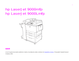 HP LaserJet 9000 Multifunction Printer series Manuale del proprietario