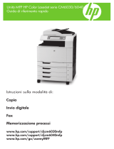 HP Color LaserJet CM6030/CM6040 Multifunction Printer series Guida di riferimento