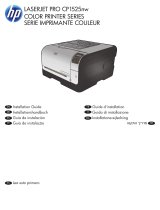 HP LaserJet Pro CP1525 Color Printer series Guida d'installazione