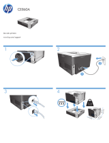 HP Color LaserJet Enterprise CP5525 Printer series Guida d'installazione