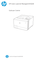 HP Color LaserJet Managed E45028 series Manuale del proprietario