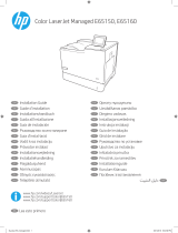 HP Color LaserJet Managed E65150 series Guida d'installazione