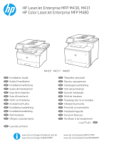 HP Color LaserJet Enterprise MFP M480 series Guida d'installazione