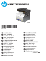 HP LaserJet Pro 500 Color MFP M570 Guida d'installazione