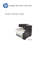 HP LaserJet Pro 500 Color MFP M570 Guida di riferimento