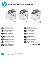 HP Color LaserJet Enterprise MFP M577 series Guida d'installazione