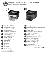 HP LaserJet Pro P1606 Printer series Manuale utente