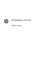 HP PageWide Pro 750 Printer series Manuale del proprietario