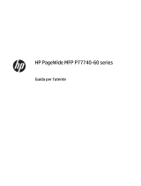 HP PageWide Managed P77740 Multifunction Printer series Manuale del proprietario