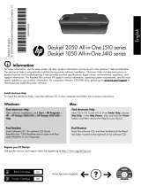 HP Deskjet 1050A All-in-One Printer series - J410 Manuale del proprietario